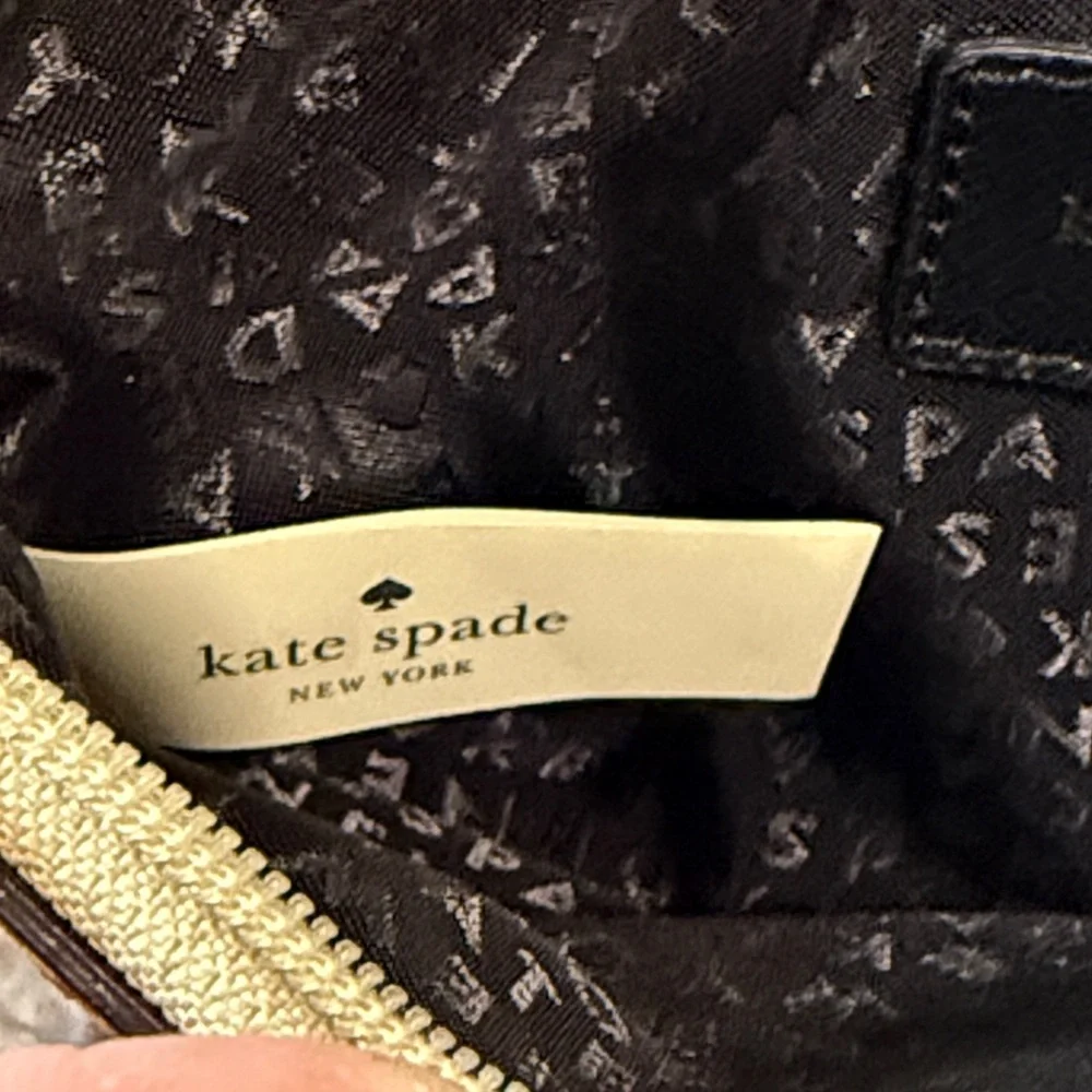 Kate Spade Gold Glitter Wristlet